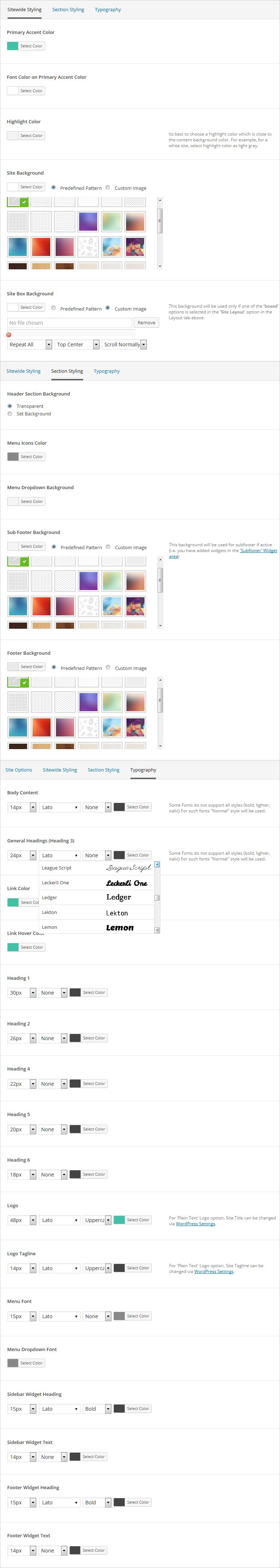 Style Customization & Typography - Entertainment Capital & Network